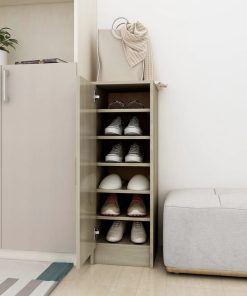 Scarpiera Rovere Sonoma 32x35x92 Cm In Truciolato