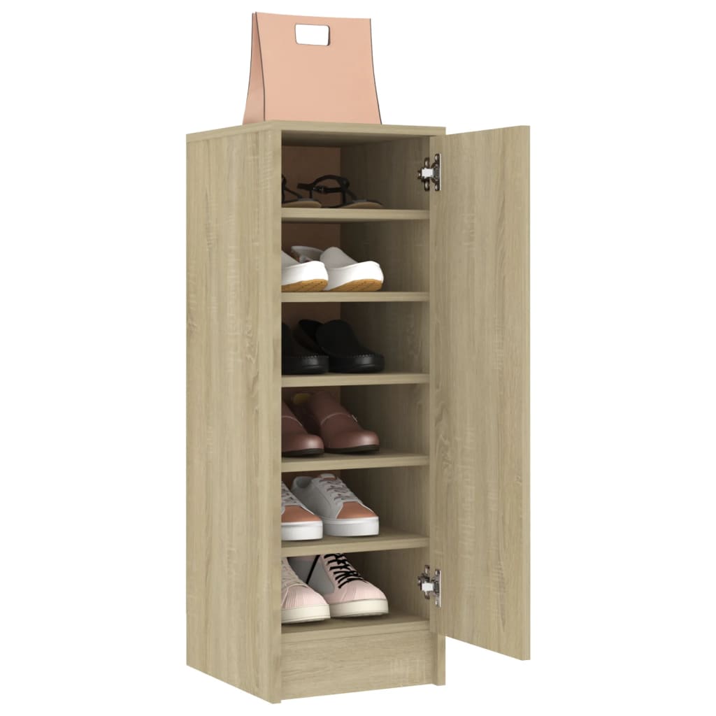 Scarpiera Rovere Sonoma 32x35x92 Cm In Truciolato - Image 4