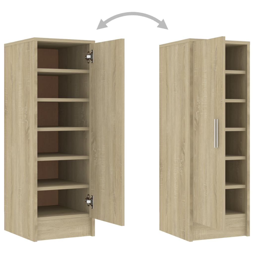 Scarpiera Rovere Sonoma 32x35x92 Cm In Truciolato - Image 2