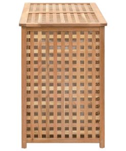 Portabiancheria 87,5x46x67 Cm In Legno Massello Di Noce