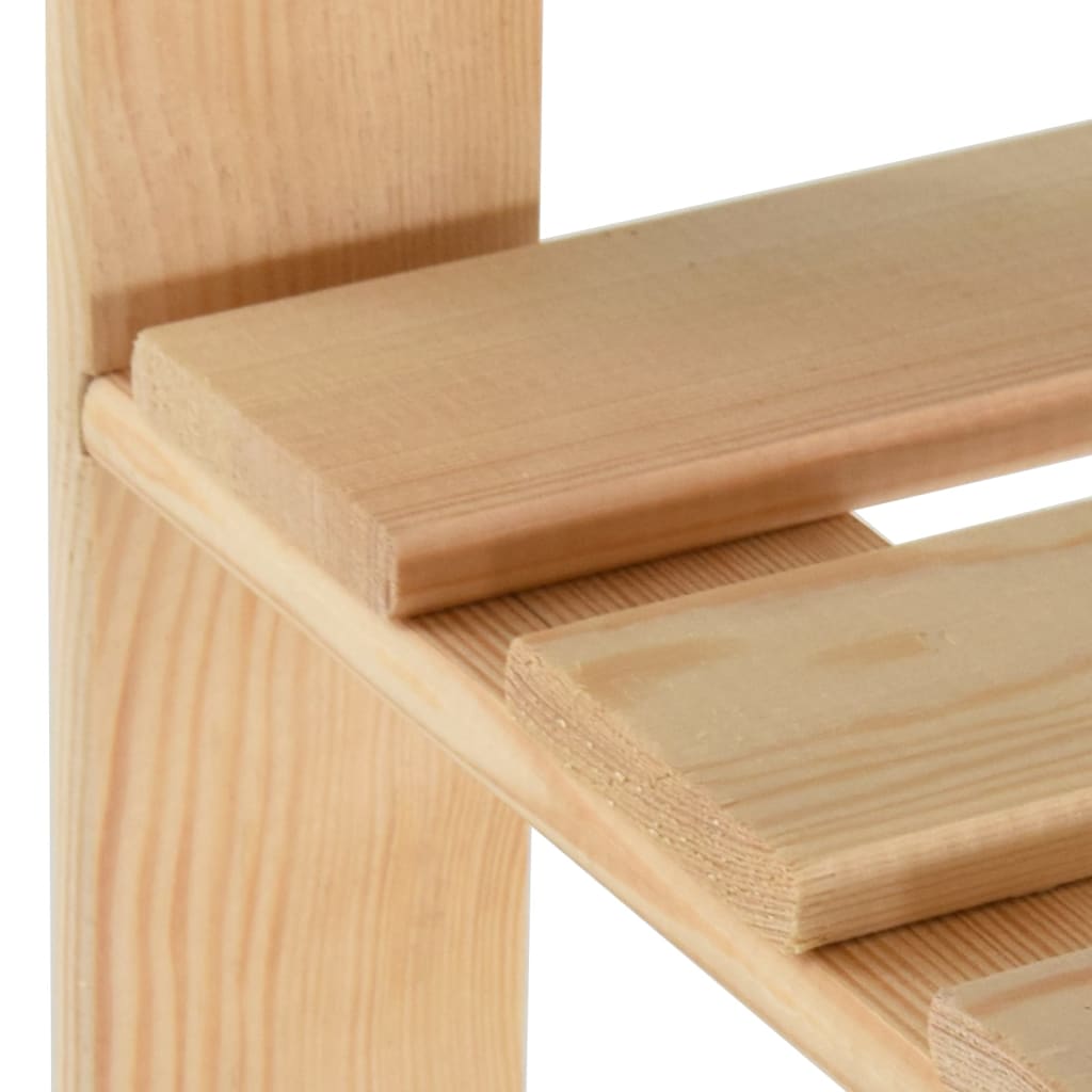 Appendiabiti 110x38x170 Cm In Legno Massello Di Pino