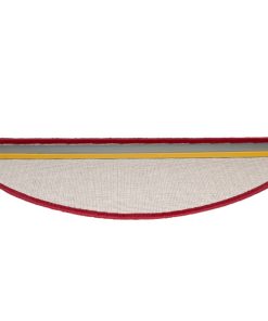 Tappetini Per Scale 15 Pz Rosso Bordò 65x24x4 cm