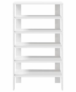 Scarpiera Bianca 61x32x105 Cm In Truciolato