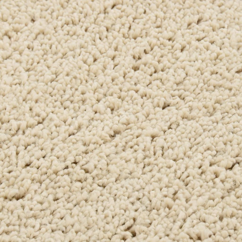 Tappeto Shaggy Crema 200x290 Cm Antiscivolo - Image 5
