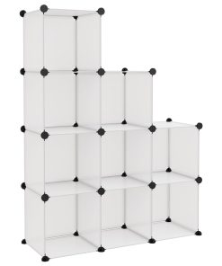 Organizzatore Portaoggetti Con 9 Cubi Trasparenti In pp