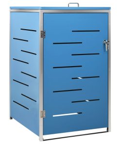 Copribidone Per Spazzatura Singolo 69x77,5x112,5cm Acciaio Inox