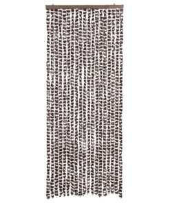 Zanzariera Marrone E Bianco 56x185 Cm Ciniglia