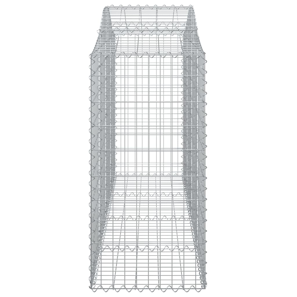 Cesti Gabbioni Ad Arco 3 Pz 200x50x100/120 Cm Ferro Zincato