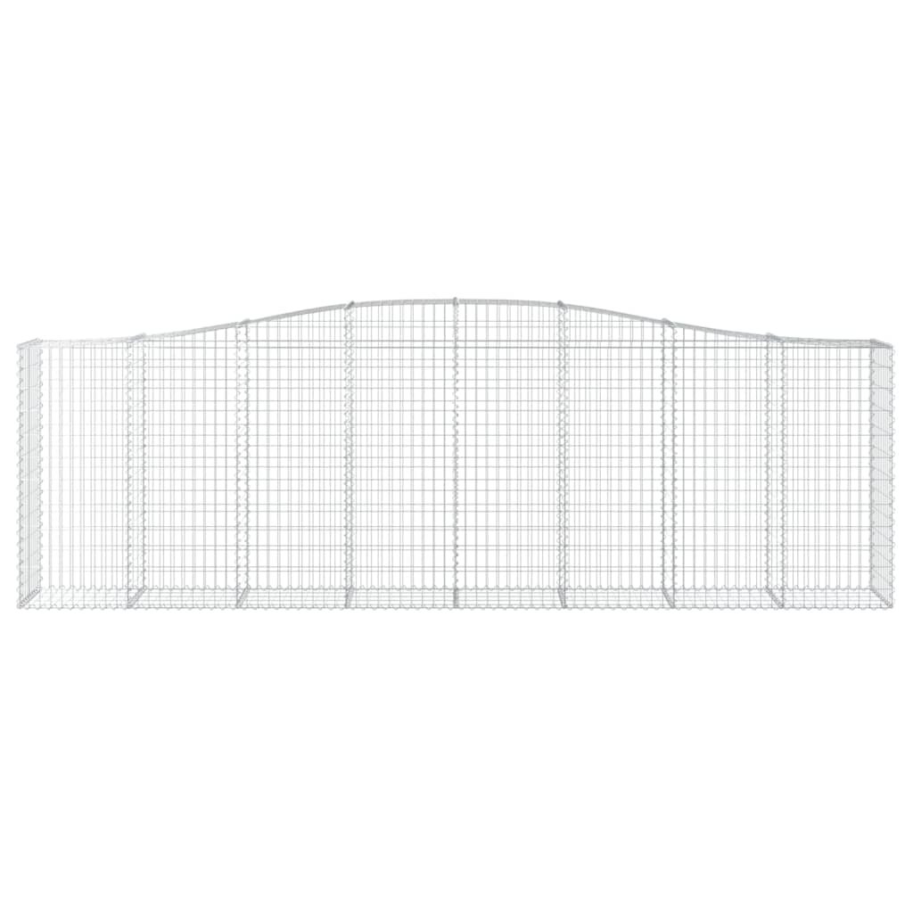 Cesti Gabbioni Ad Arco 4 Pz 400x50x120/140 Cm Ferro Zincato