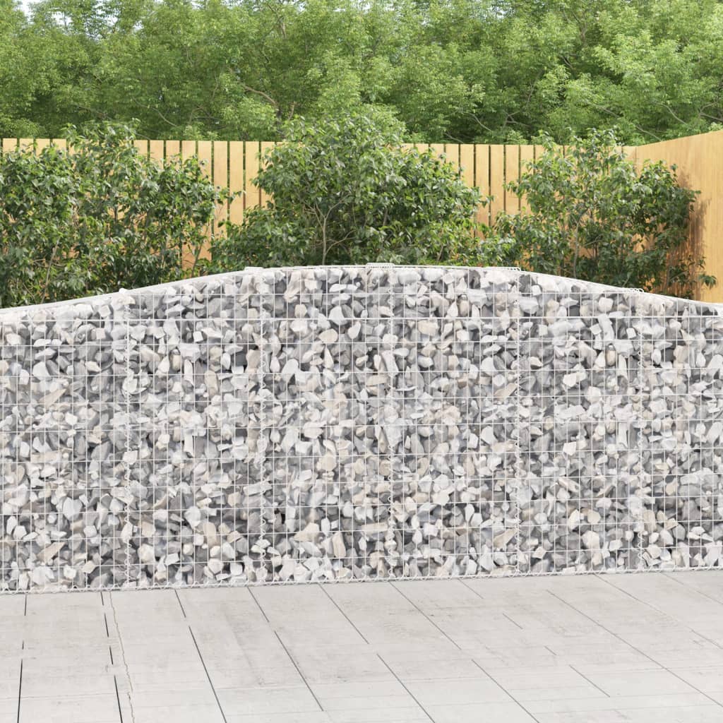 Cesti Gabbioni Ad Arco 4 Pz 400x50x100/120 Cm Ferro Zincato - Image 4