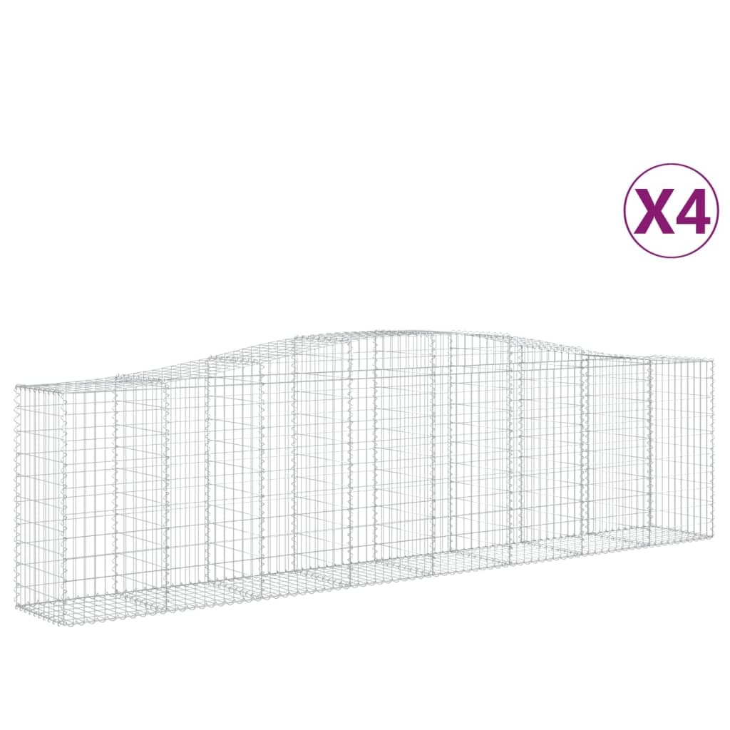 Cesti Gabbioni Ad Arco 4 Pz 400x50x100/120 Cm Ferro Zincato - Image 6