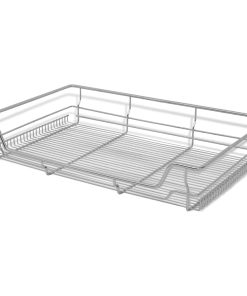 Cestelli A Rete Estraibili 2 Pz 800 Mm Argentati