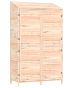 Capanno Da Giardino 102x52x174,5 Cm In Legno Massello Di Abete
