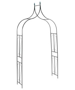 Arco Da Giardino Verde Scuro 142x37x275 Cm In Ferro