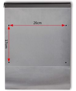 Casetta Della Posta In Acciaio Inossidabile 30 X 12 X 40 cm