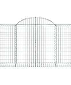 Cesto Gabbione Ad Arco 200x50x100/120 Cm Ferro Zincato