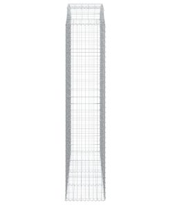 Cesto Gabbione Ad Arco 200x50x220/240 Cm Ferro Zincato