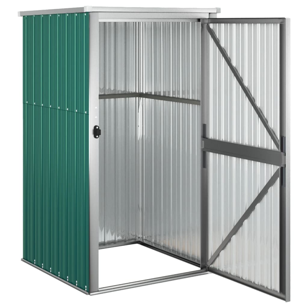 Capanno Per Attrezzi Verde 88x89x161 Cm In Acciaio Zincato