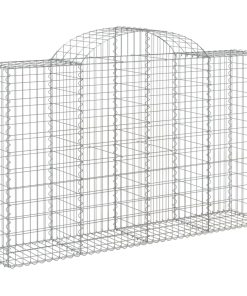 Cesti Gabbioni Ad Arco 5 Pz 200x50x120/140 Cm Ferro Zincato