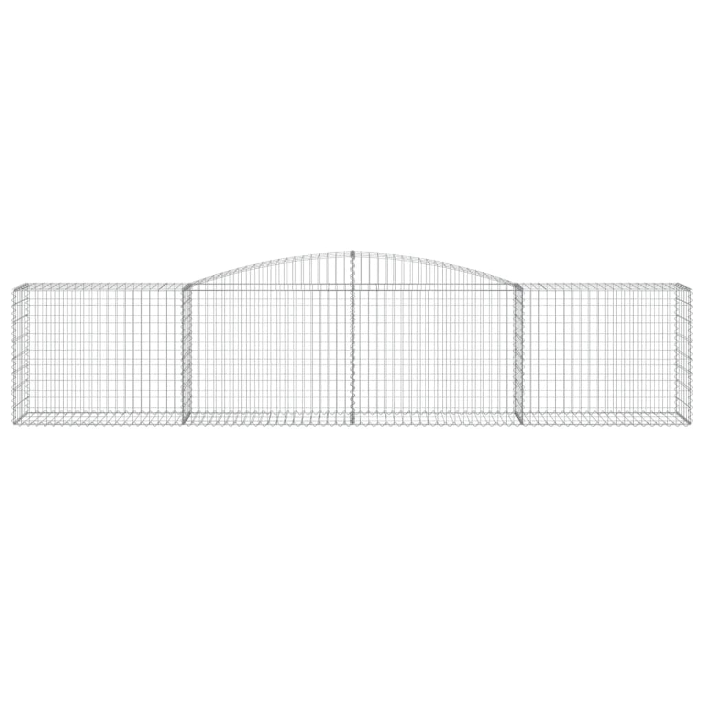 Cesti Gabbioni Ad Arco 9 Pz 400x50x80/100 Cm Ferro Zincato