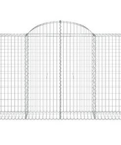 Cesti Gabbioni Ad Arco 9 Pz 200x50x120/140 Cm Ferro Zincato