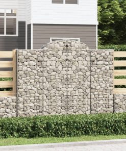 Cesti Gabbioni Ad Arco 5 Pz 200x50x160/180 Cm Ferro Zincato
