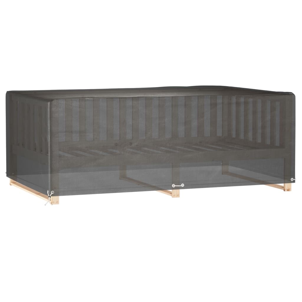Copri Mobili Giardino 2pz 12occhielli 213x132x75cm Rettangolare - Image 6