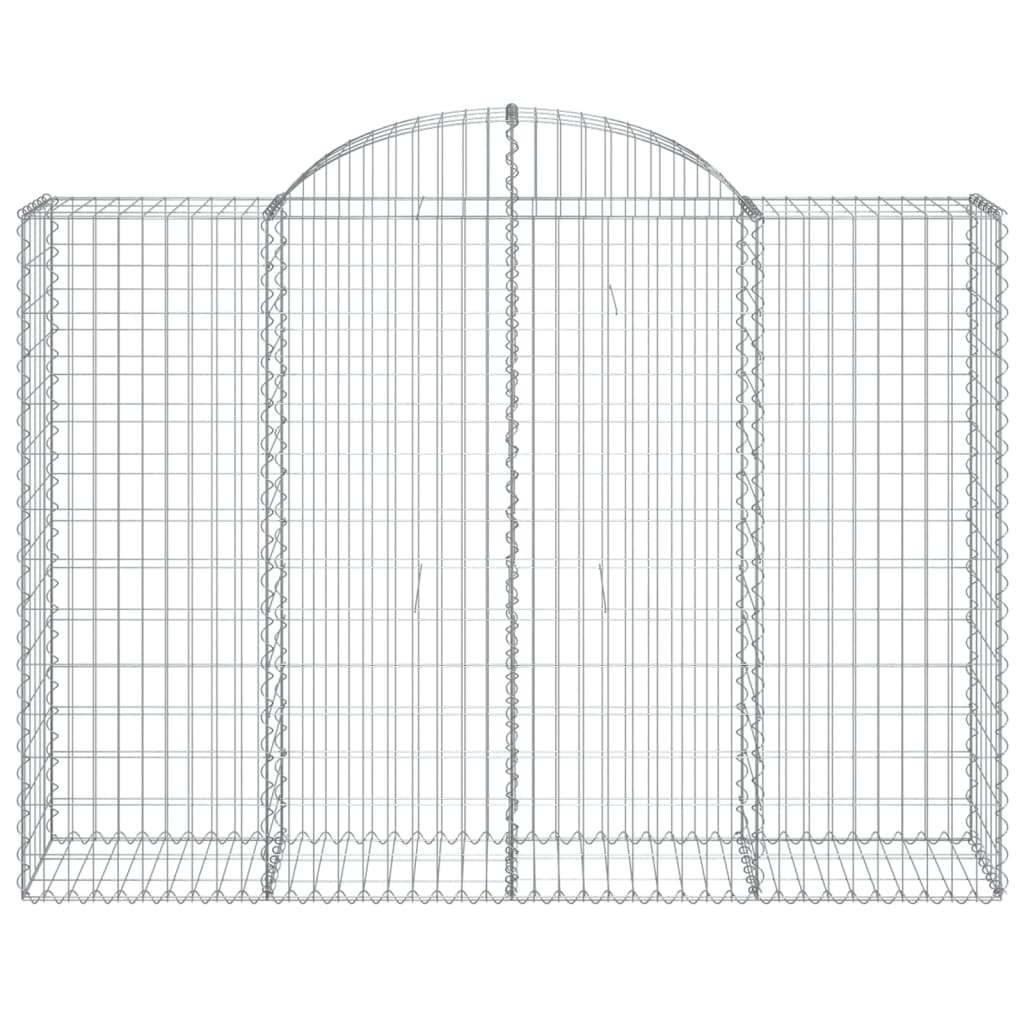 Cesti Gabbioni Ad Arco 7 Pz 200x50x140/160 Cm Ferro Zincato