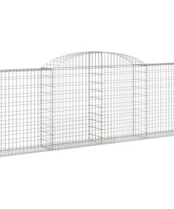 Cesti Gabbioni Ad Arco 15 Pz 300x30x100/120 Cm Ferro Zincato