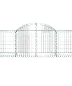 Cesti Gabbioni Ad Arco 9 Pz 200x50x60/80 Cm Ferro Zincato