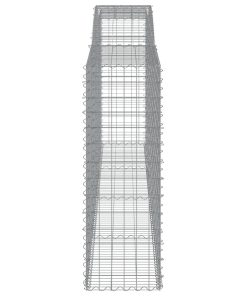 Cesti Gabbioni Ad Arco 2 Pz 400x50x140/160 Cm Ferro Zincato
