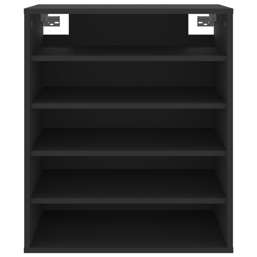 Scarpiera Nera 60x35x70 Cm In Truciolato