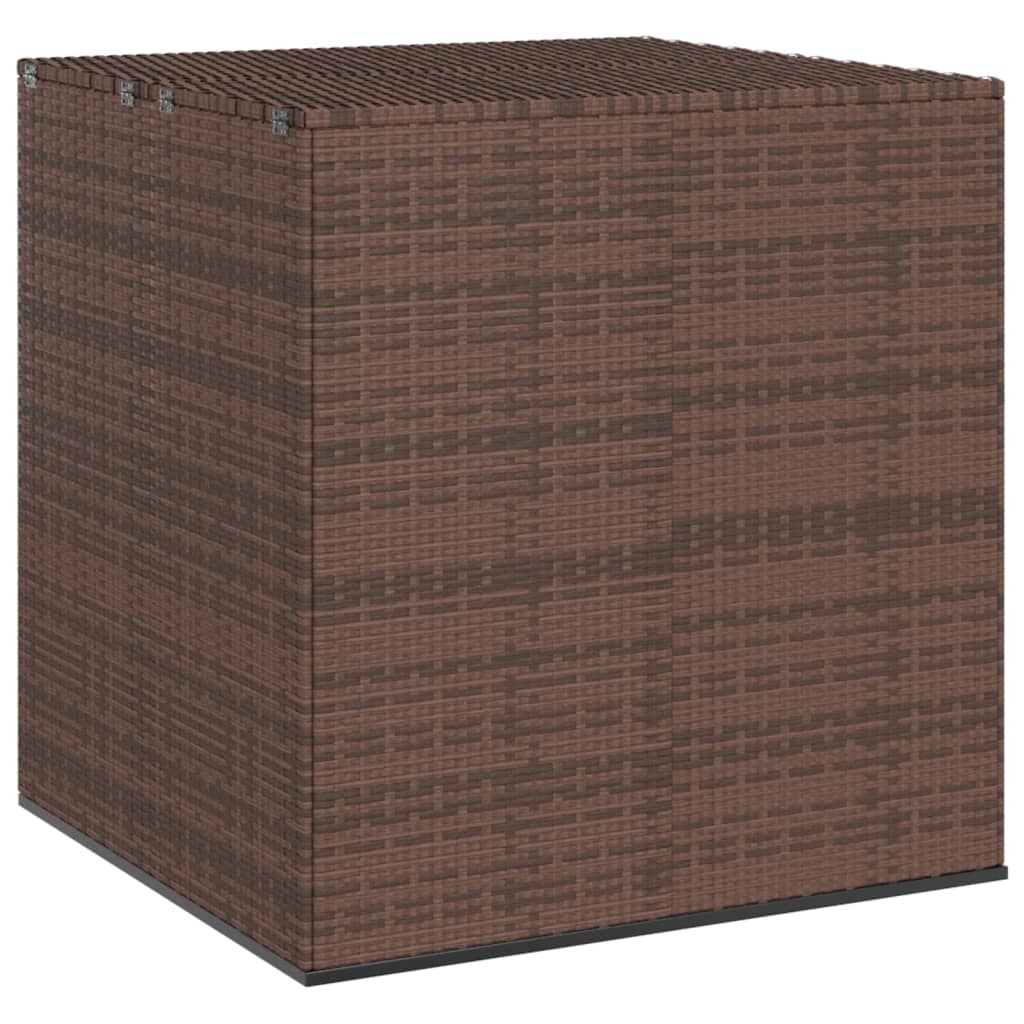 Contenitore Da Giardino In Rattan Pe 100x97,5x104 Cm Marrone