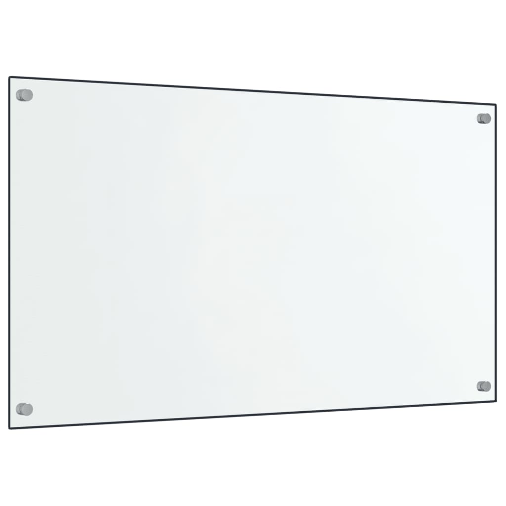Paraschizzi Per Cucina 2 Pz Trasparente 70x40cm Vetro Temperato