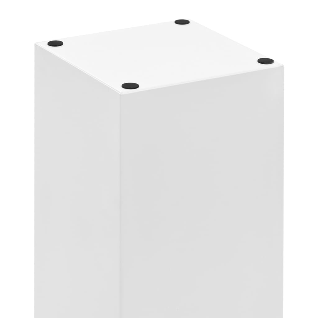 Porta Ombrelli Stile Pietre In Acciaio Bianco