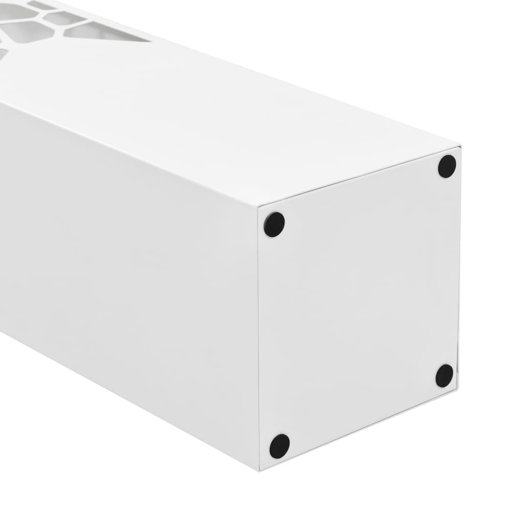 Porta Ombrelli Stile Pietre In Acciaio Bianco - Image 2