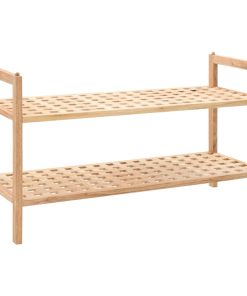 Scarpiera In Legno Massello Di Noce 69x26x40 cm