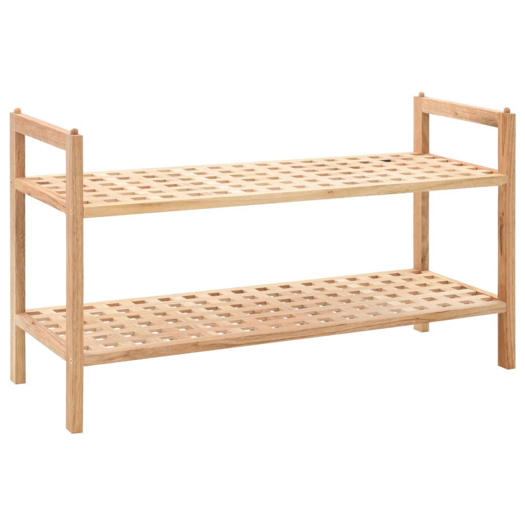 Scarpiera In Legno Massello Di Noce 69x26x40 cm