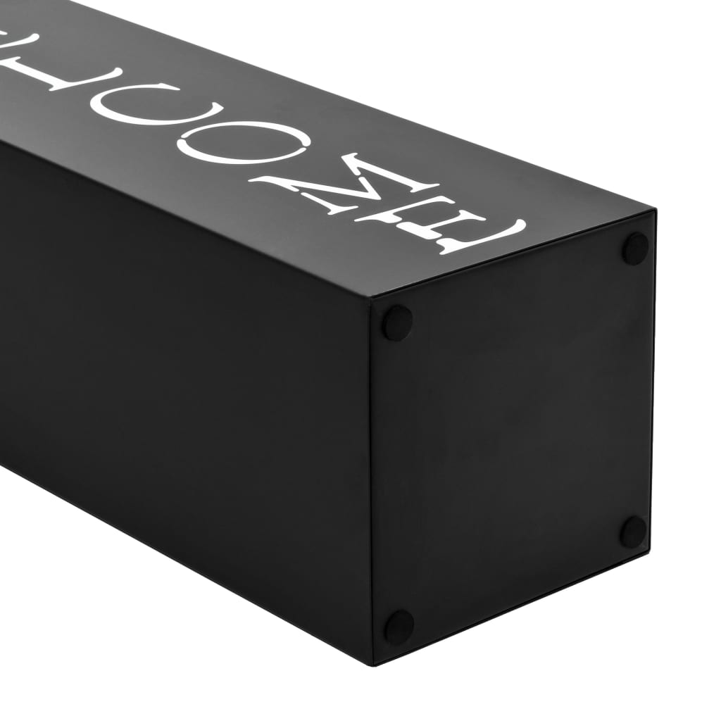 Porta Ombrelli Welcome In Acciaio Nero - Image 3