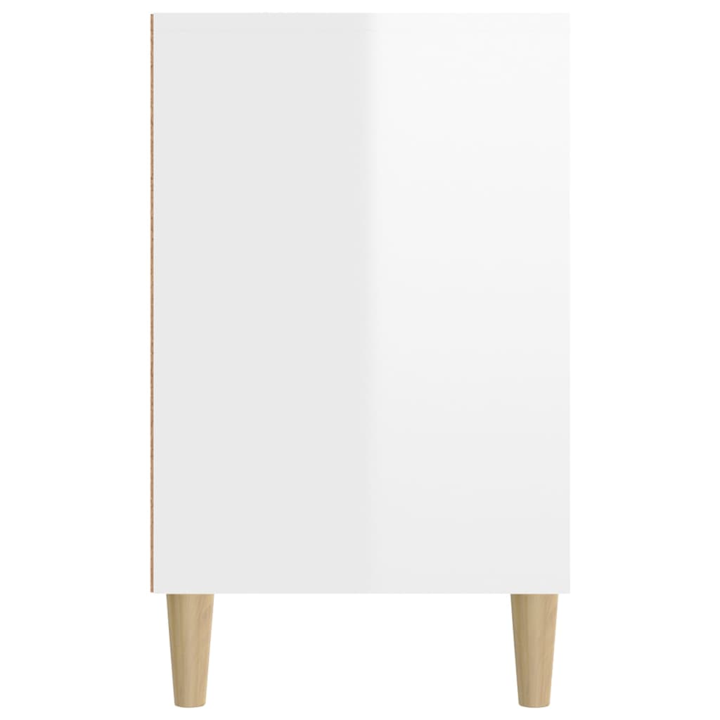 Scarpiera Bianco Lucido 102x36x60 Cm In Legno Multistrato - Image 6
