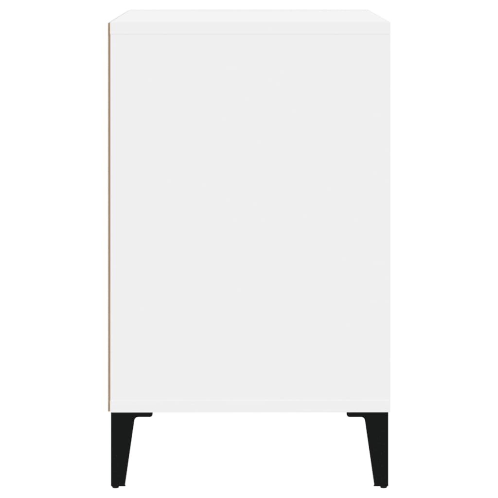 Scarpiera Bianca 102x36x60 Cm In Legno Multistrato
