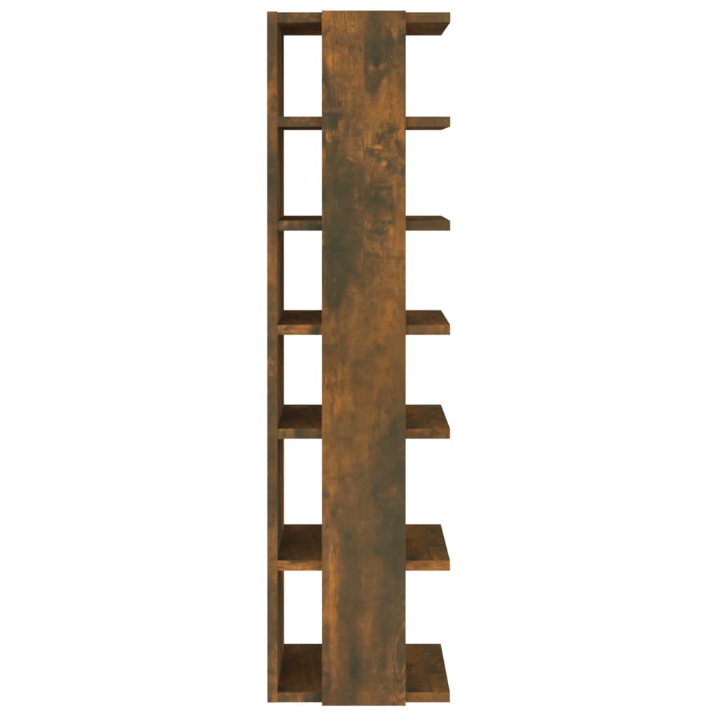 Scarpiere 2 Pz Rovere Fumo 27,5x27x102 Cm In Legno Multistrato - Image 6