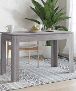 Tavolo Da Pranzo Grigio Sonoma 120x60x76 Cm Legno Multistrato