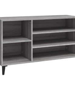 Scarpiera Grigio Sonoma 102x36x60 Cm In Legno Multistrato