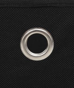 Contenitori 10 Pz In Tessuto Non Tessuto 32x32x32 Cm Nero