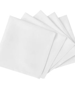 Tovaglioli Da Tavola 25 Pz Bianchi 50 X 50 cm