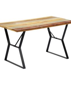 Tavolo Da Pranzo 140x80x76 Cm In Legno Massello Di Recupero