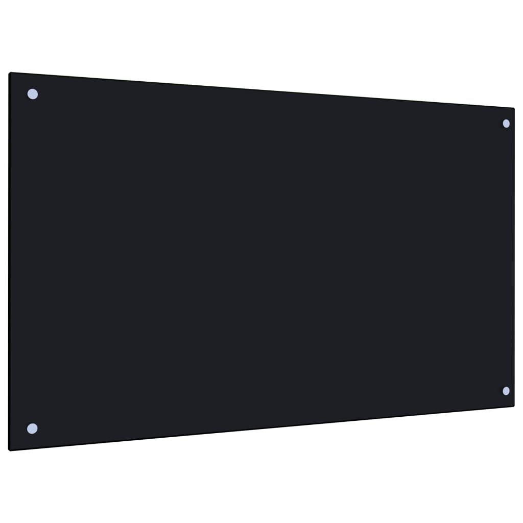Paraschizzi Per Cucina Nero 100x60 Cm In Vetro Temperato - Image 6