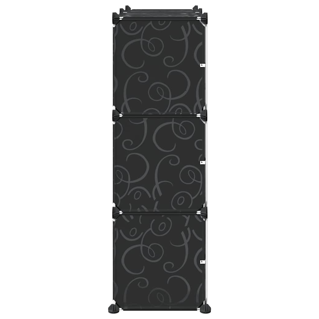 Organizzatore Portaoggetti Con 6 Cubi E Ante Trasparenti In pp - Image 4