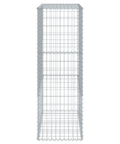 Cesto Gabbione Con Copertura 300x50x150 Cm In Ferro Zincato